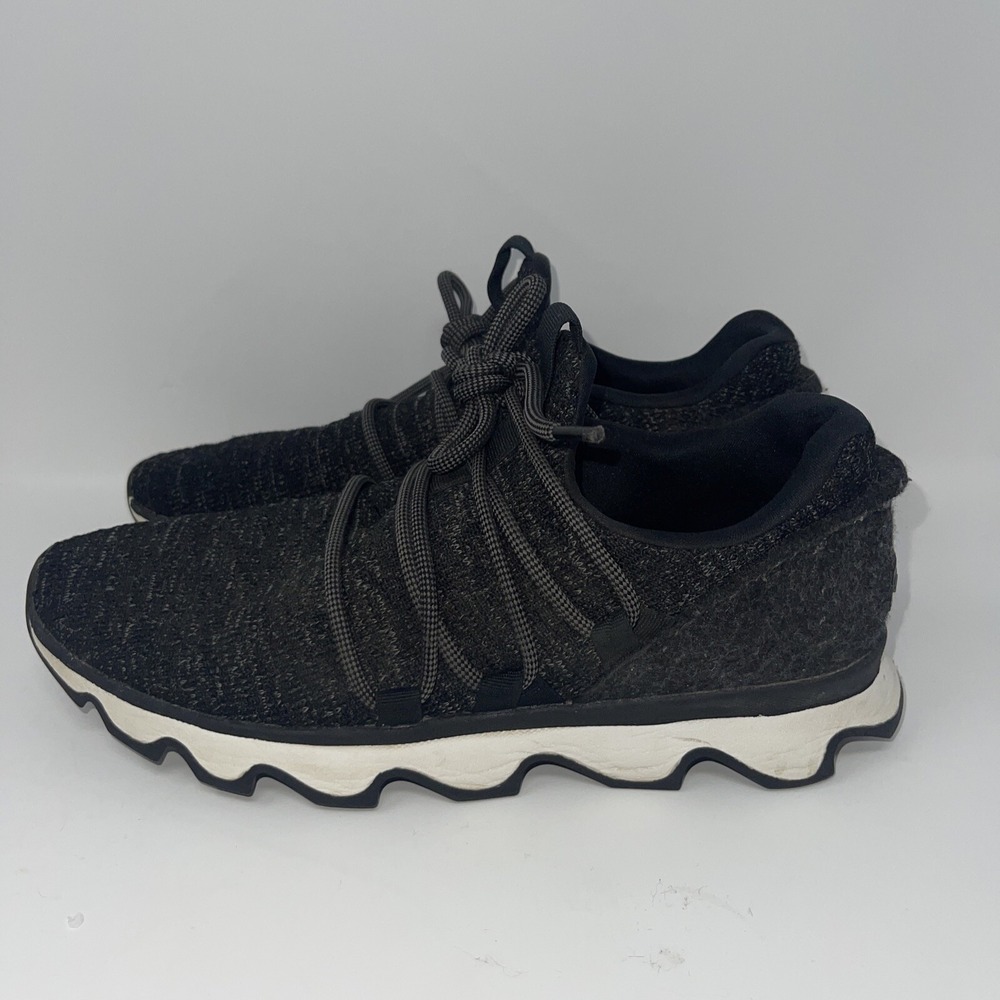 Sorel Kinetic NL3227-011 Sneakers Lace Up Low Top Knit Womens Shoes Size 9 Black